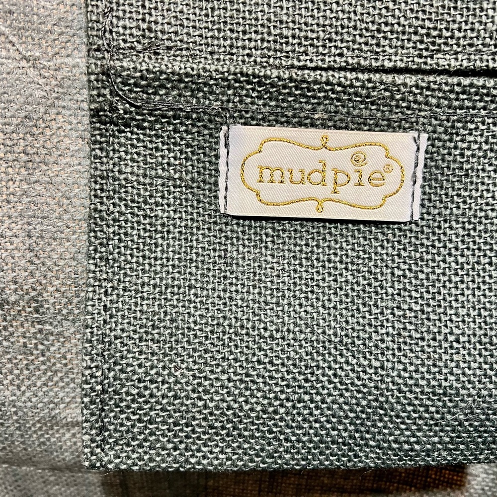 Mud Pie Charcoal Tote with Antler and Floral Design NWOT - Picture 2 of 9